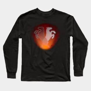 Twin fire horses - opposites unite Long Sleeve T-Shirt